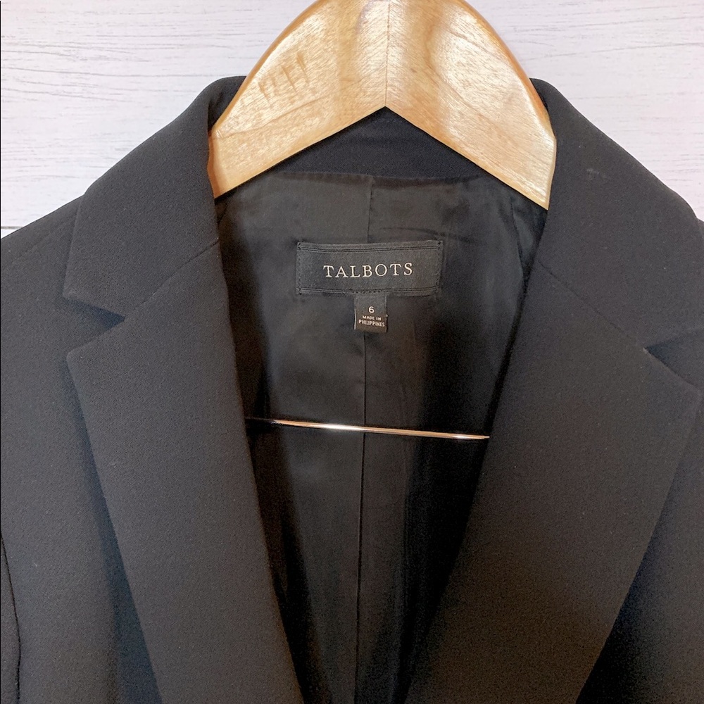 TALBOTS Black Jacket Blazer